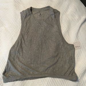 New Free people gray tank top size small